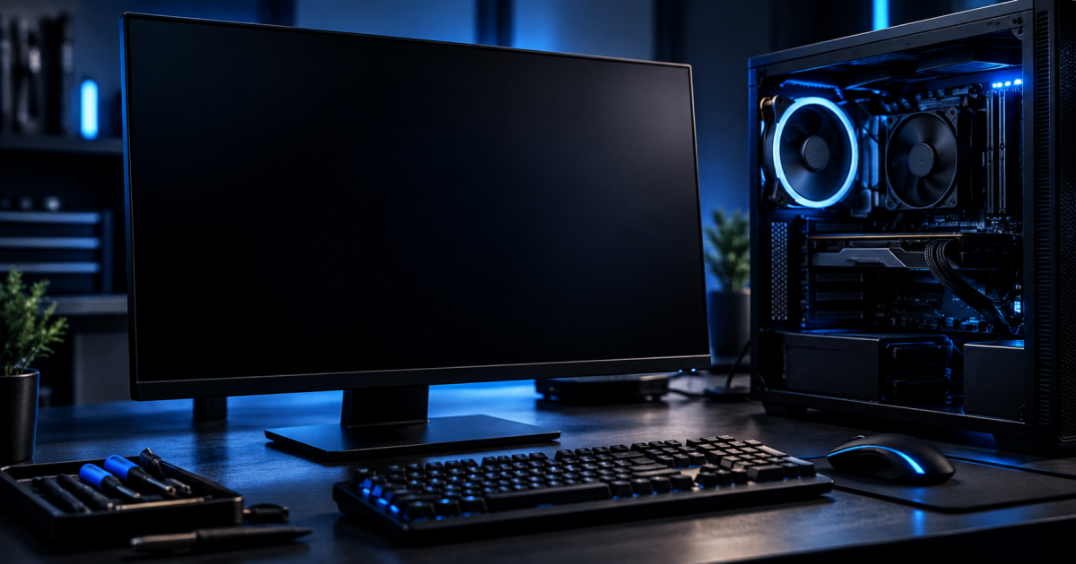 PC qui s’allume mais écran noir : que faire ?
