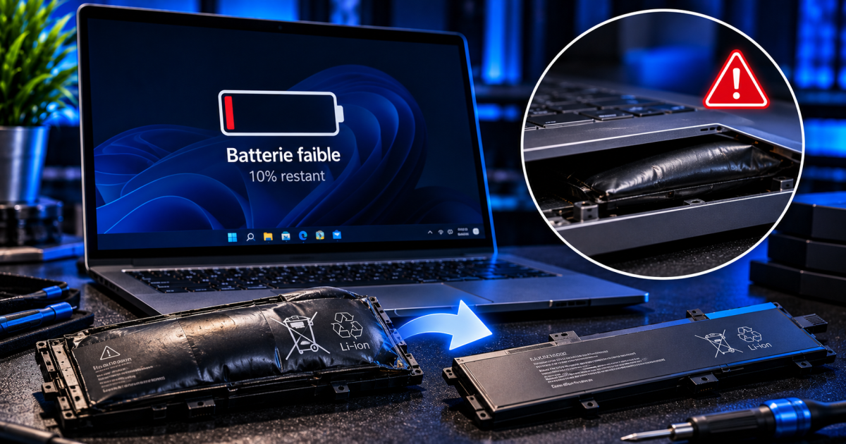 Batterie d’ordinateur portable : quand faut-il vraiment la remplacer ?